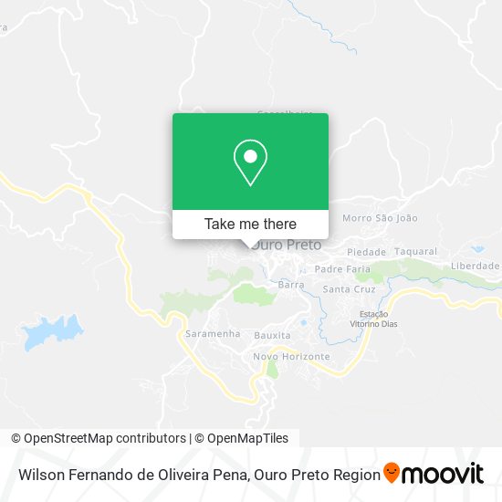 Wilson Fernando de Oliveira Pena map