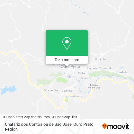 Mapa Chafariz dos Contos ou de São José