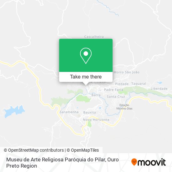 Museu de Arte Religiosa Paróquia do Pilar map