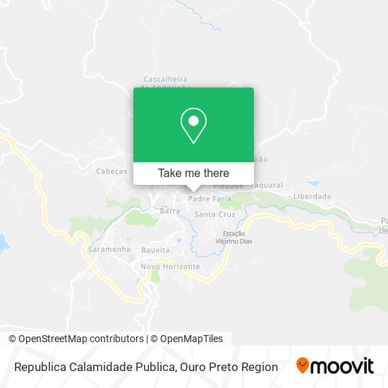 Republica Calamidade Publica map