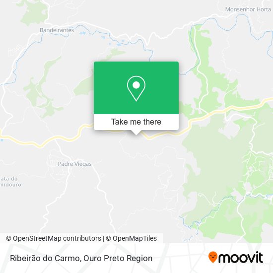Ribeirão do Carmo map