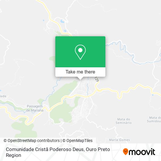 Comunidade Cristã Poderoso Deus map