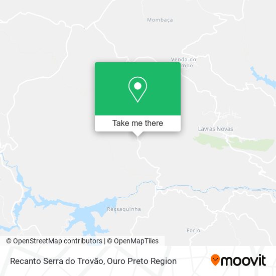 Recanto Serra do Trovão map