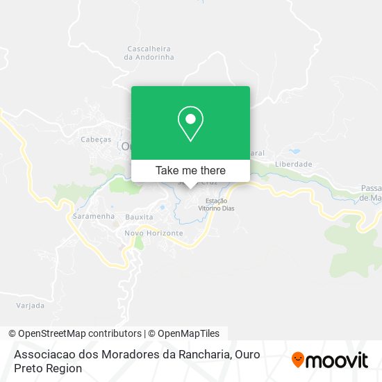 Associacao dos Moradores da Rancharia map