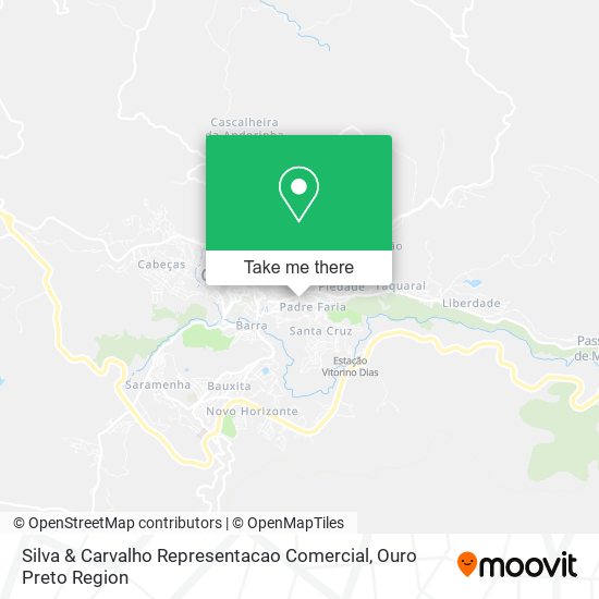 Mapa Silva & Carvalho Representacao Comercial