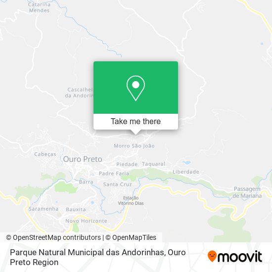 Parque Natural Municipal das Andorinhas map