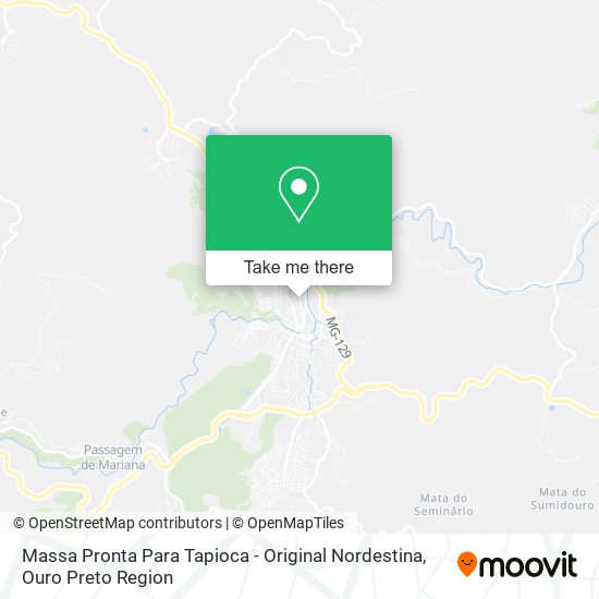 Massa Pronta Para Tapioca - Original Nordestina map