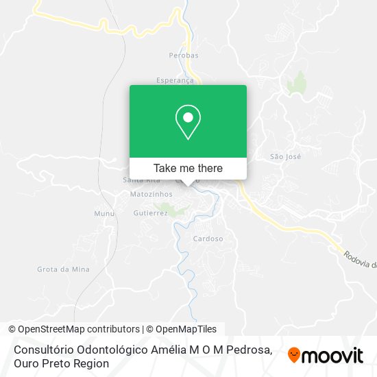 Consultório Odontológico Amélia M O M Pedrosa map