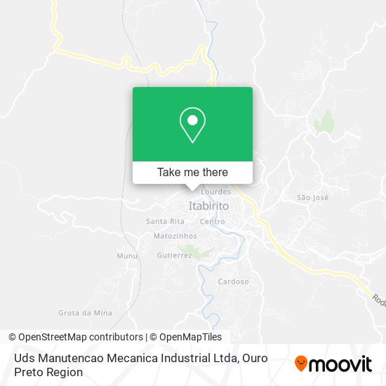 Mapa Uds Manutencao Mecanica Industrial Ltda