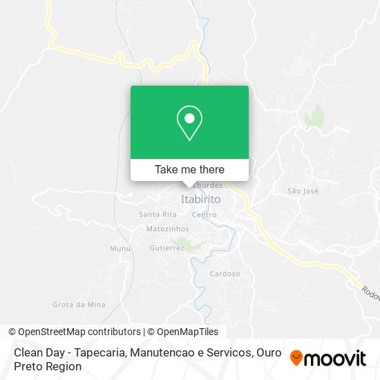Clean Day - Tapecaria, Manutencao e Servicos map