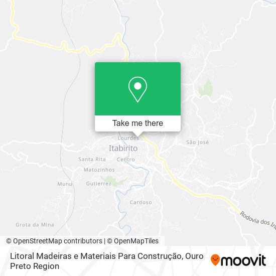 Litoral Madeiras e Materiais Para Construção map