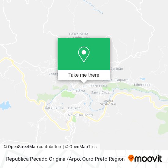 Republica Pecado Original/Arpo map