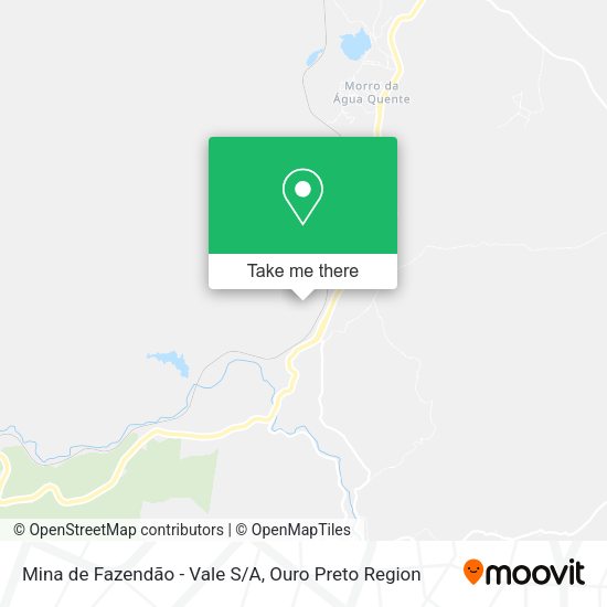 Mina de Fazendão - Vale S/A map