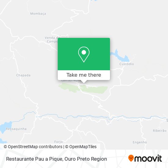 Mapa Restaurante Pau a Pique
