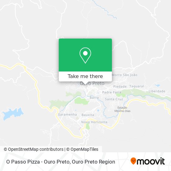 O Passo Pizza - Ouro Preto map