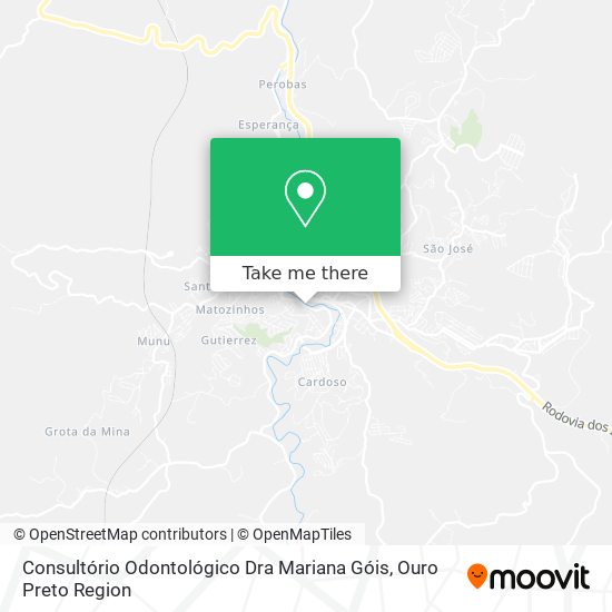 Consultório Odontológico Dra Mariana Góis map