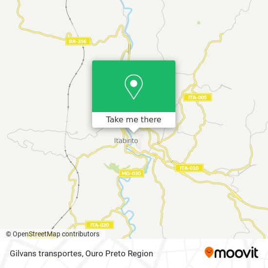 Mapa Gilvans transportes