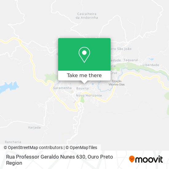 Mapa Rua Professor Geraldo Nunes 630