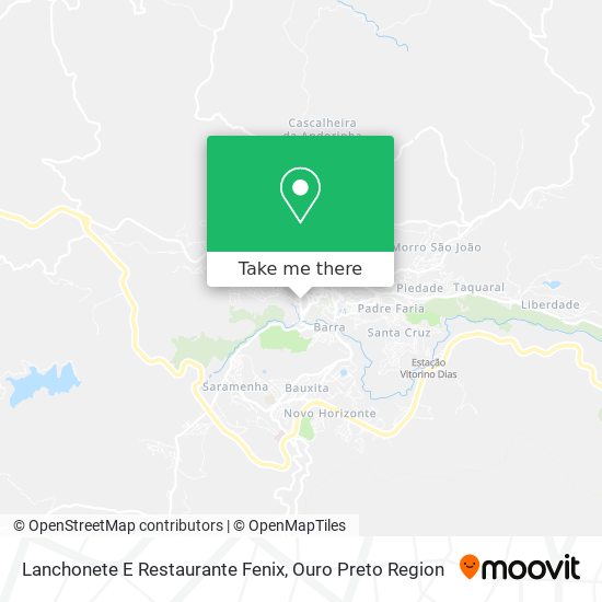 Lanchonete E Restaurante Fenix map