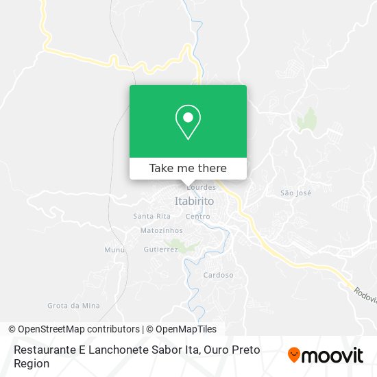 Restaurante E Lanchonete Sabor Ita map