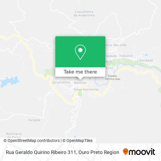 Rua Geraldo Quirino Ribeiro 311 map