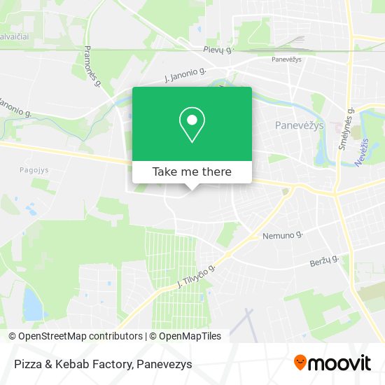 Pizza & Kebab Factory map
