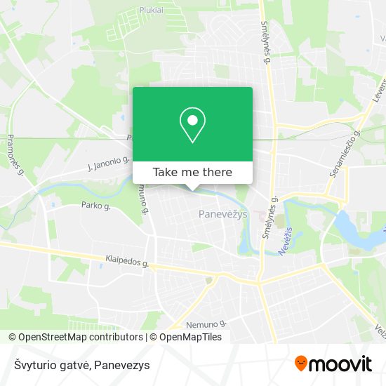 Švyturio gatvė map
