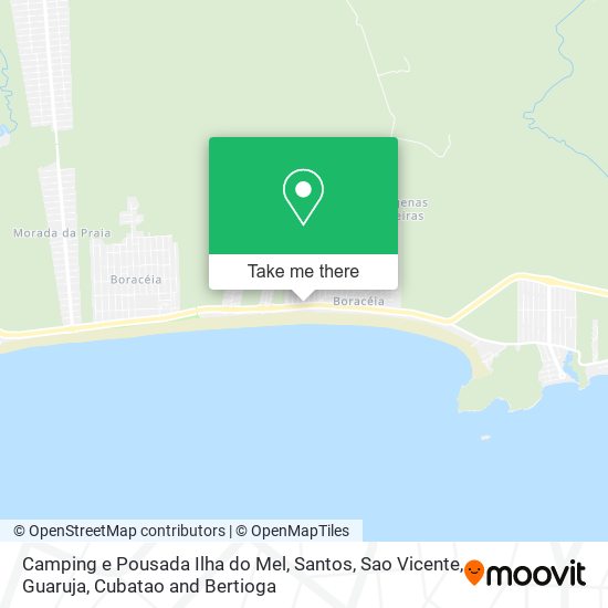 Camping e Pousada Ilha do Mel map