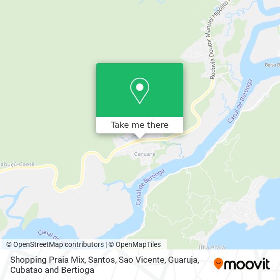 Shopping Praia Mix map