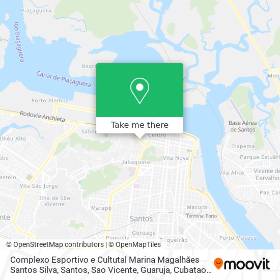 Complexo Esportivo e Cultutal Marina Magalhães Santos Silva map