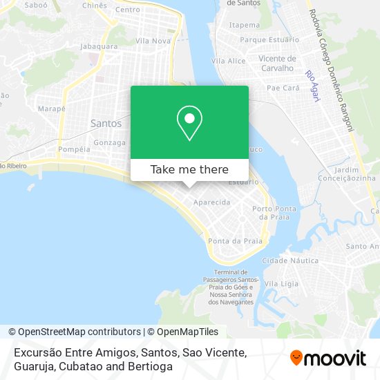 Excursão Entre Amigos map