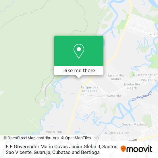 E.E Governador Mario Covas Junior Gleba II map