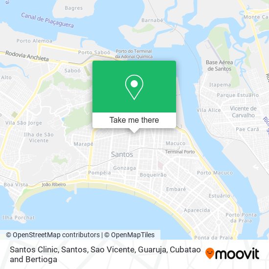 Santos Clinic map