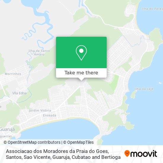 Associacao dos Moradores da Praia do Goes map