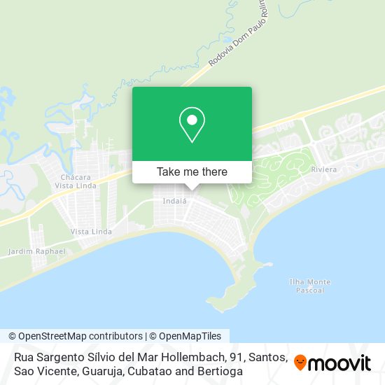 Rua Sargento Sílvio del Mar Hollembach, 91 map