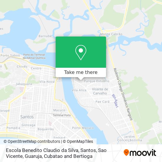 Escola Benedito Claudio da Silva map