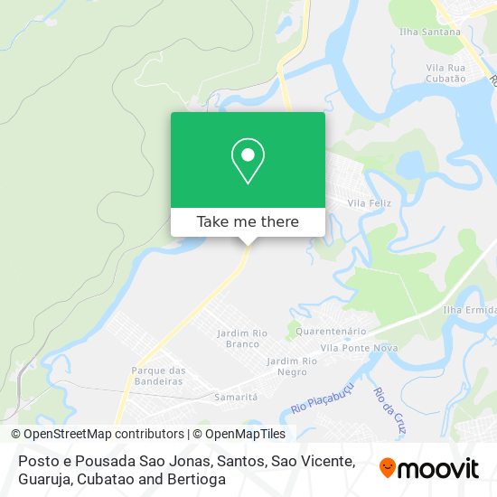 Posto e Pousada Sao Jonas map