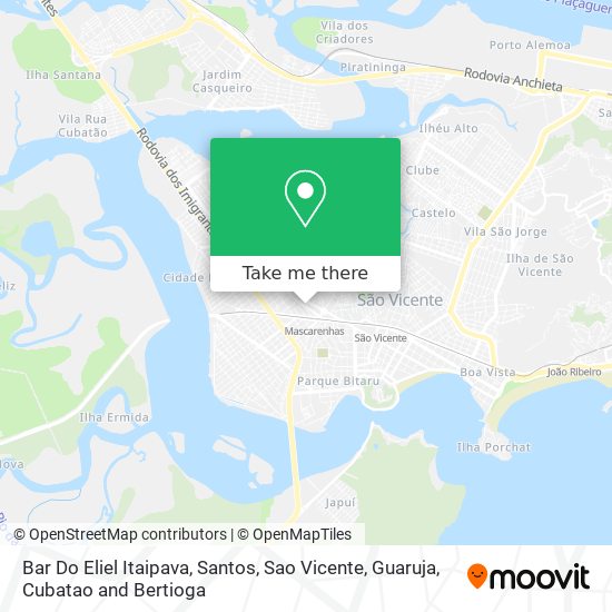 Bar Do Eliel Itaipava map