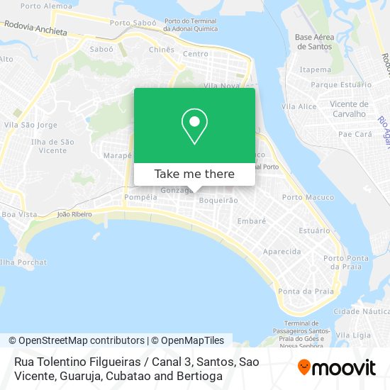 Rua Tolentino Filgueiras / Canal 3 map