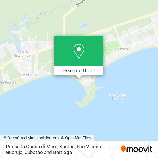 Pousada Conca di Mare map