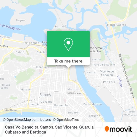 Casa Vo Benedita map