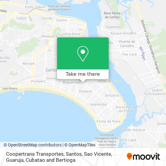 Coopertrans Transportes map