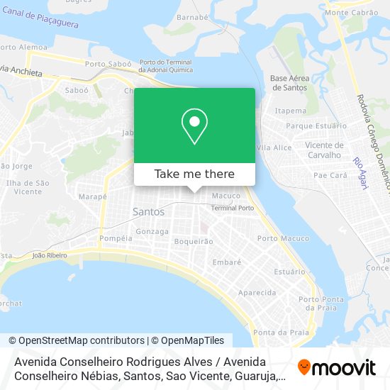 Avenida Conselheiro Rodrigues Alves / Avenida Conselheiro Nébias map