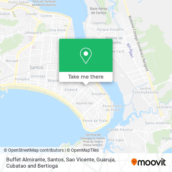 Buffet Almirante map
