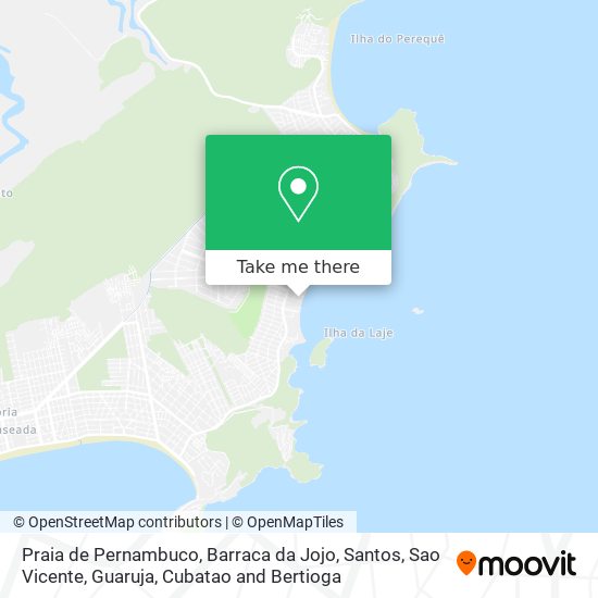 Mapa Praia de Pernambuco, Barraca da Jojo