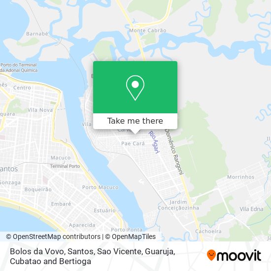 Bolos da Vovo map