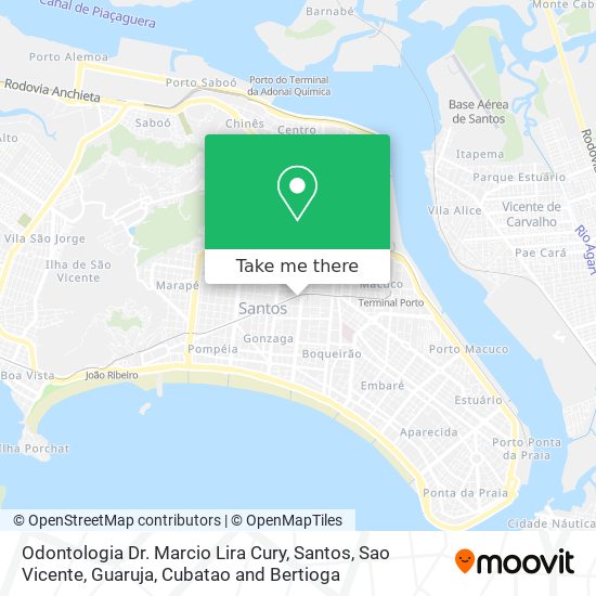 Odontologia Dr. Marcio Lira Cury map