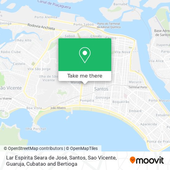 Lar Espírita Seara de José map