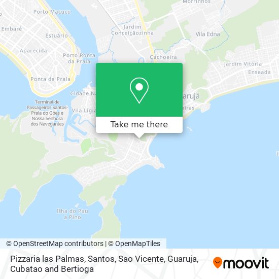 Pizzaria las Palmas map