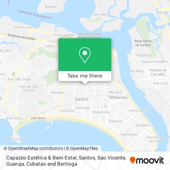 Capazzo Estética & Bem Estar map